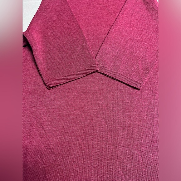 Women's Acrylic Knit Shirt Red NWOT - Picture 5 of 5